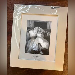 Kate Spade Ivory Bow Accent Frame